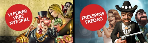Free spins 21 August 2014