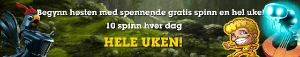 Casino Norske Spill 27 August free spins